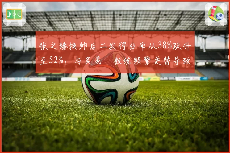 张之臻换帅后二发得分率从38%跃升至52%，与吴易昺教练频繁更替导致发球稳定性下降形成对比